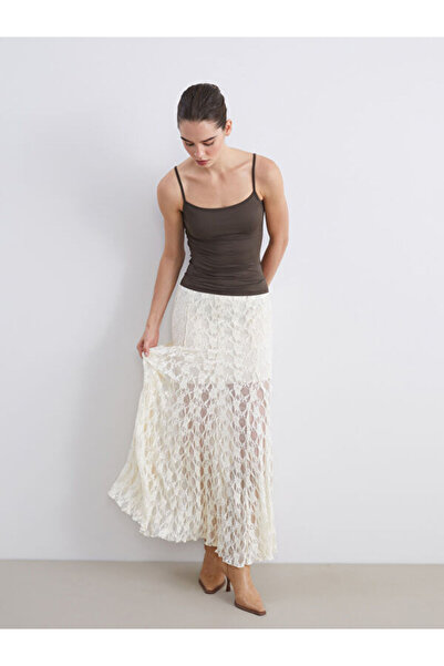 LC Waikiki Timeless Clothing & Timeless Choices Waist Drawstring Ruffled Skirt