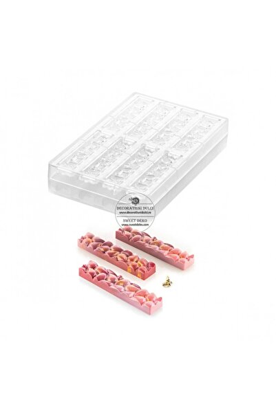 Decoratiuni Dulci Tritan mold, goccia b chocolate bars, chocado Silikomart