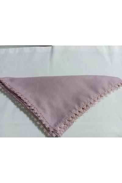 NUMİSTORE İğne oyası pudra renk yazma