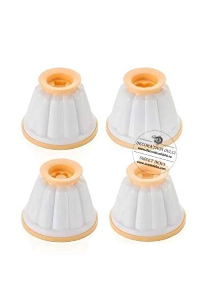 Decoratiuni Dulci Forma budinca, panna cotta, jeleu (4 κούπες)