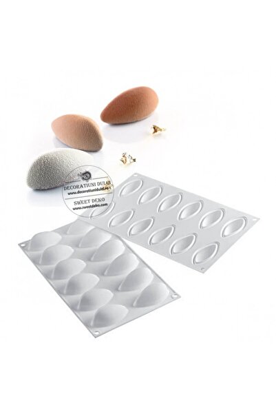 Decoratiuni Dulci Mold Silikomart Quenelle 24, medium shapes
