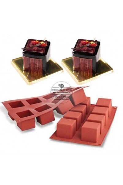 Decoratiuni Dulci Cube mold n.8, SF104 from Silikomart