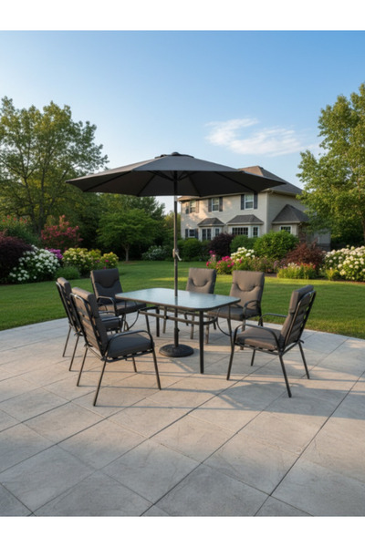 Bec4 Luxury outdoor dining table set – perfect for gardens and family gatherings