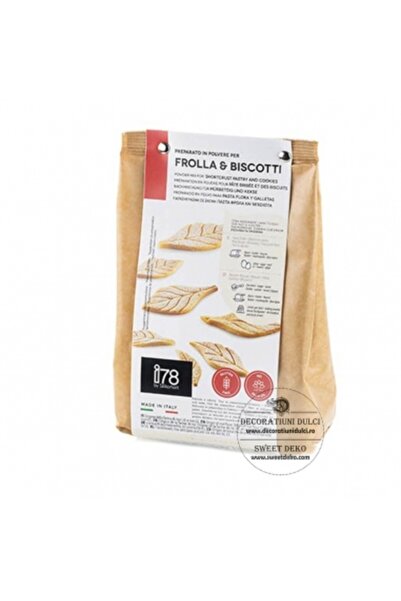 Decoratiuni Dulci Pudra mix pentru aluat fraged, Silikomart i78 mix shortcrus...