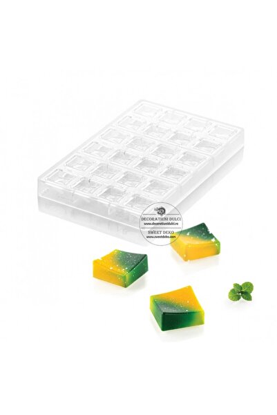Decoratiuni Dulci Matrita din tritan, pentru praline ondap, chocado Silikomart