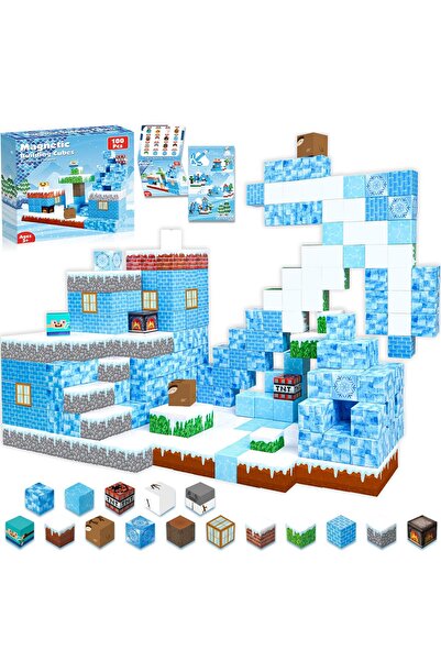 Sthxyfaith Building Blocks Glacier Castle Toys for Toddlers Kids Boys Girls A...