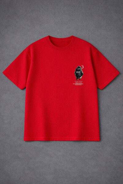 LORVEX Oversize Unisex T-Shirt 100% Cotton Comfortable Fit Essential Words Pe...