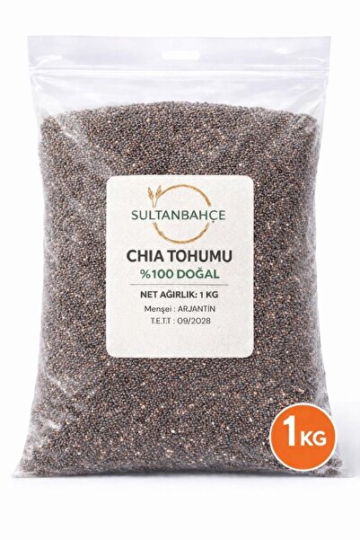 sultanbahçe Chia Tohumu 1000 Gr - Katkısız | %100 Doğal - Saf Çiya Tohumu