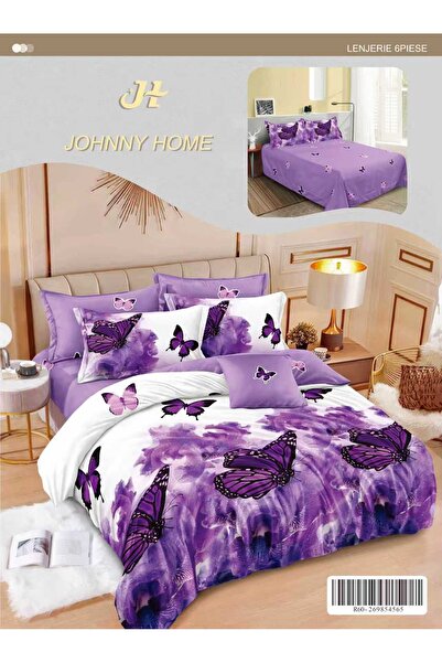OEM Bed linen, fine cotton 6 pieces, duvet cover 200x230, bed sheet 240x250
