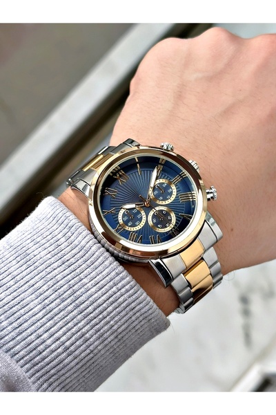 saat&istasyonu Sevgililer Günü Hediyesi Erkek Kol Saati Çelik Kordon