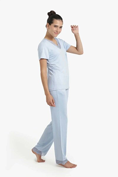 CARINA Pajama set with lace trim