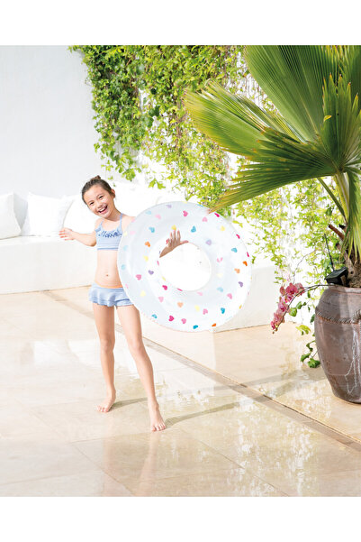 TOHA عوامة بحرية قابلة للنفخ من انتكس بتصميمات ممتعة 81 سم |   قوس قزح، نمط ا...