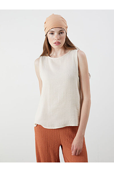 LC Waikiki بلوزة من الموسلين بياقة روبا جديدة تمامًا من UZG STORE لمحبي الأناقة