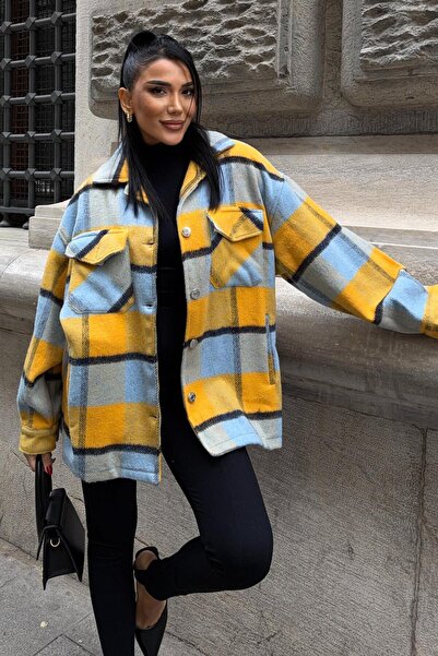 Lijuri Plaid Patterned Shirt Jacket 6192