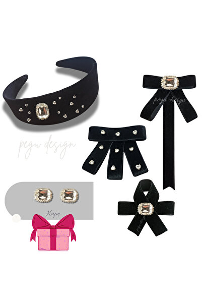 pegu baby collection ΣΕΤ 5 ΤΕΜΑΧΙΩΝ: ΒΕΛΟΥΔΙΝΗ ΚΟΡΟΝΑ, ΚΑΡΦΙΤΣΑ ΜΕ ΠΕΤΡΕΣ, ΔΙ...