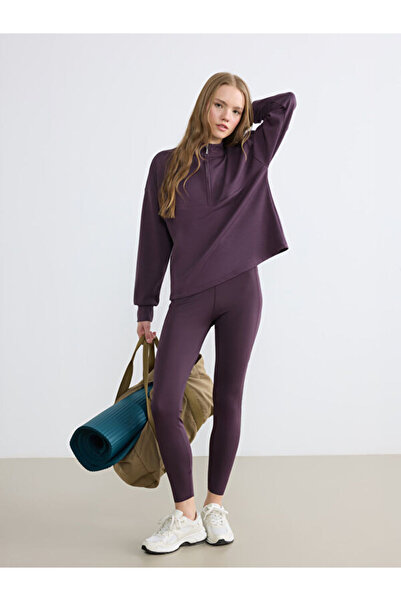 LC Waikiki RMZ GİYİM FARKIYA بنطلون رياضي نسائي عالي الخصر مع جيوب