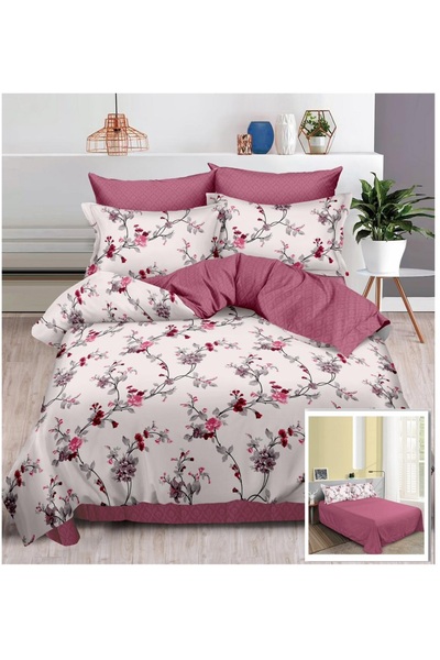 OEM Bed linen, fine cotton 6 pieces, duvet cover 200x230, bed sheet 240x250