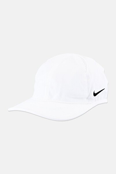 Nike Men Embroidered Logo Velcro Closure Cap, White