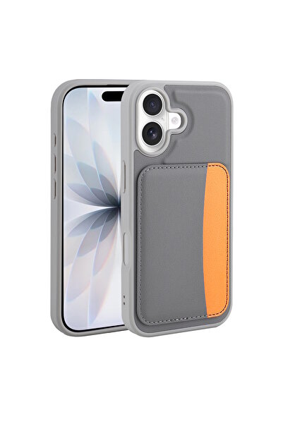 m.tk moveteck حافظة آيفون 16 مصممة من الجلد والسيليكون مع حماية للكاميرا وحام...