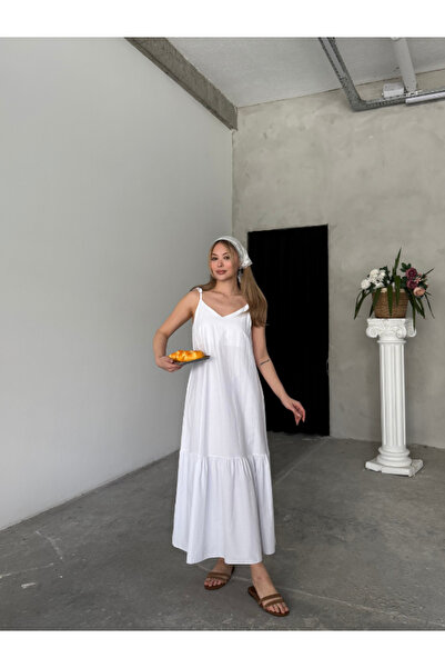 thelowely POPLİN KUMAŞ ELBİSE