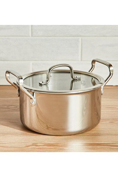 Generic Argent Tripro Tri-Ply Stainless Steel Induction Base Casserole - 20 cm