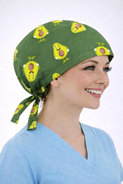 Dr. Mitra Cerrahi Bone Medikal Doktor Hemşire Hastane Bonesi Unisex -Avokado ...