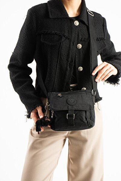 571 Collections Çanta Ultra Light Waterproof Crossbody Shoulder Bag Black