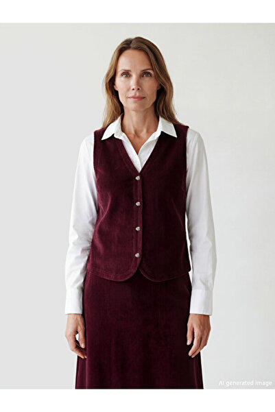 LC Waikiki I V Planting Corduroy Women's Vest from Freezen Store