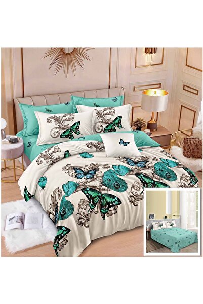 OEM Bed linen, fine cotton 6 pieces, duvet cover 200x230, bed sheet 240x250