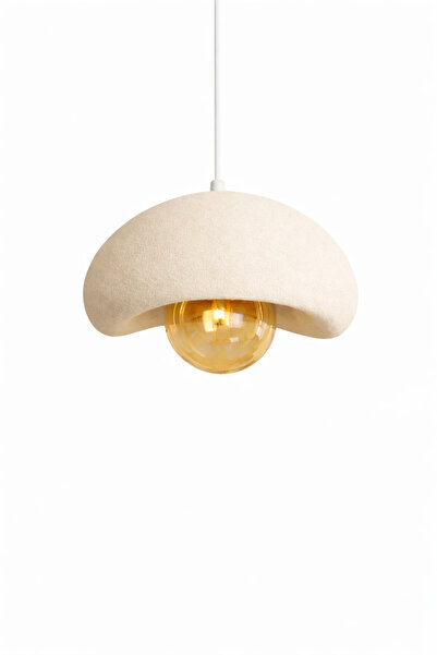 Limon 3D Desing Beton Sarkıt Avize – Rustik Bohem Modern Tekli Sarkıt Avize (...