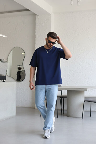 INFLUYENTE Men's Oversize Modal Fabric Non-Fading Vibrant Color Silky Texture...