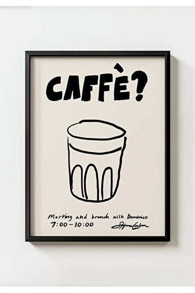 MIOVI WORKS Cafea? |   Tablou decorativ de perete pentru bucătărie, modern, m...
