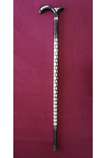 Saatistan Şık Kakma Ortapedik Baston, Özel İşlemeli Hediyelik Tasarım