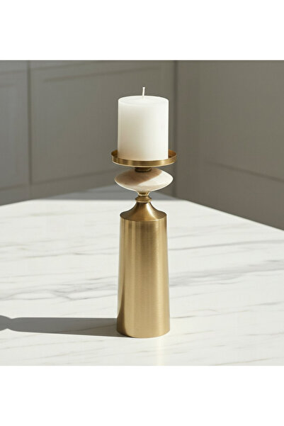 Generic Casa Luxe Decorative Pillar Candleholder - 11 x 11 x 31 cm