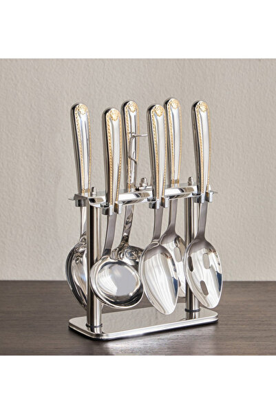 Generic مجموعة أدوات التقديم والحامل من ناديرا، 7 قطع