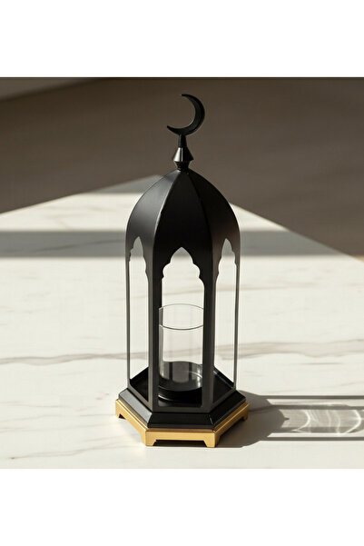 Generic Celestial Noor Decorative Lantern - 18 x 18 x 45 cm