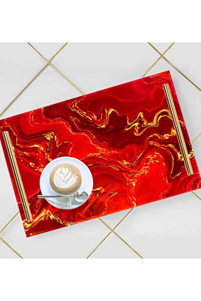 LOWHA Decorative Acrylic Serving Tray