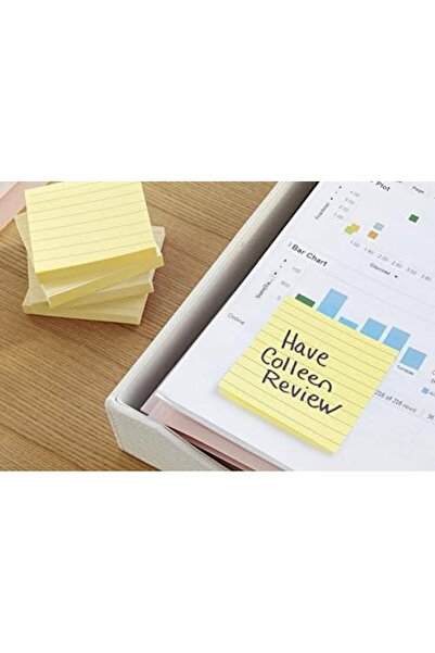 Yıldızan esnshop 675YL Haftnotiz XL-Notes، مسطر، 100 × 100 مم، 300 ورقة، أزرق...