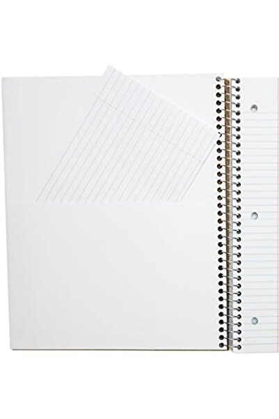 Nacario Nrcrioshop Top Flight 8 Pocketed , 160 Pages, College Ruled, 11 X 8.8...