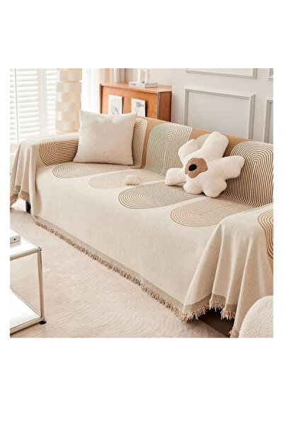 Generic Double-sided chenille sofa cover, stylish sofa cover (multiple sizes ...