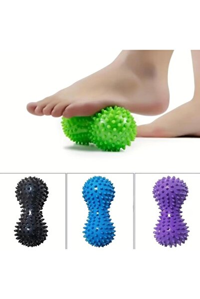 sanal trend 1 قطعة كرة تدليك صلبة شائكة لليد والقدم والوجه والجسم وأداة تدليك...