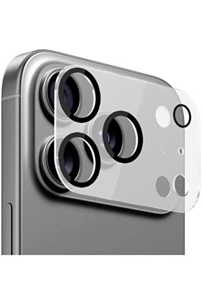 Nacario NrcrioShop واقي عدسة الكاميرا من الزجاج الشفاف 9H (17 برو ماكس) 1201248