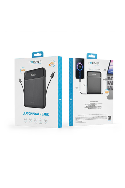 Forever power bank for laptop TB-200 100W 20000 mAh black