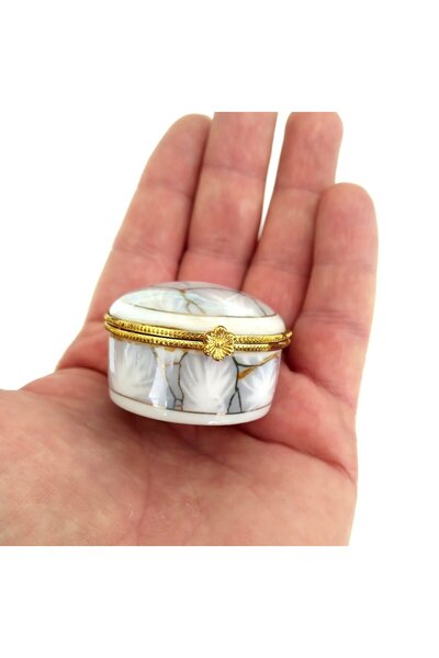 Sanathobi Porselen işlemeli likalı hokka, şık kaliteli zarif hokka, mürekkep ...