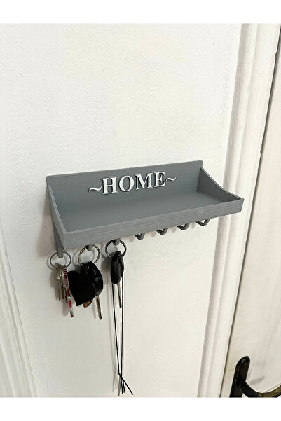 DU&ER Wall-Mounted Key Hanger + Shelf – Minimal Key Organizer Hanger
