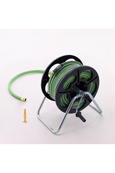 ALAYED Plastic water reel with hose for irrigation and gardens - 25 meters - ...