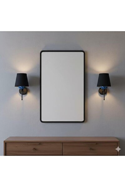 DEDE Di̇di̇m Black Metal Applique with Black Hat and Blue Chinese Glass Back