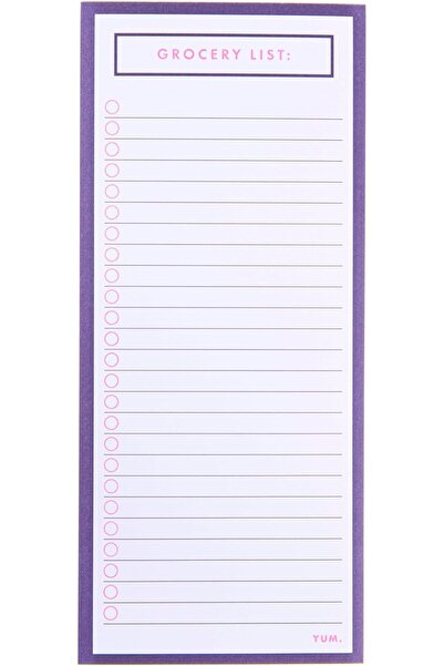 Nacario دفتر ملاحظات مغناطيسي من NrcrioShop باللون الأزرق الداكن والوردي 1201248