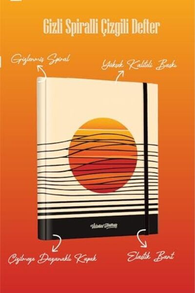 Nacario دفتر ملاحظات حلزوني مخفي من NrcrioShop، غلاف صلب، 192 صفحة، 96 ورقة، ...