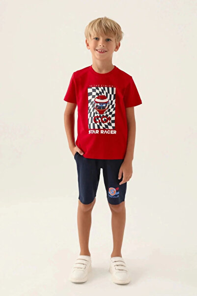 Rolypoly BOY BERMUDA SUIT - RED